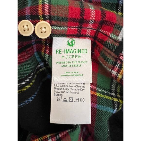 J. crew plaid button down long sleeve shirt new Cabincore fall farmcore - Picture 6 of 6